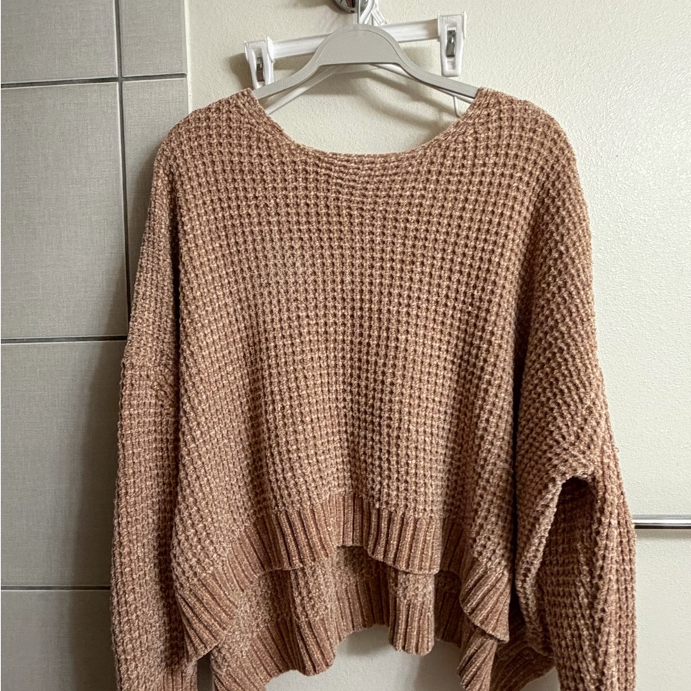 Alter’d State Tan Knit Sweater
